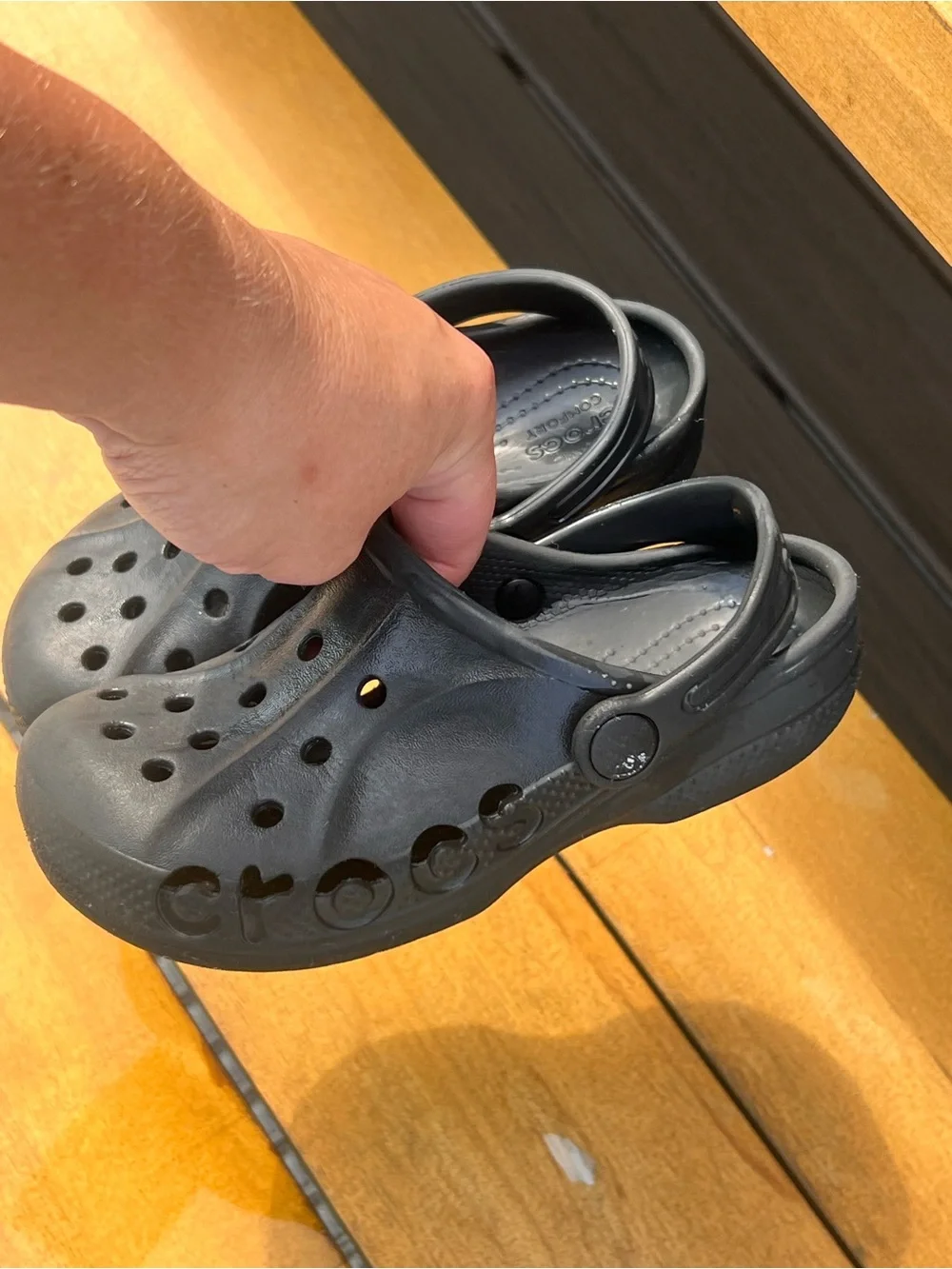 CROCS Kids Black Classic Clog